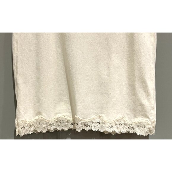 Aeropostale Lace Trim Cami Tank Size Large Cream Y2K Preppy 90S Coquette - Picture 10 of 14